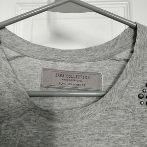 Zara Gray Blouse